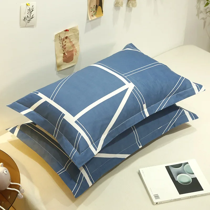 Premium Quality Pillowcase for A Good Night's Sleep, Suitable for All Ages 1 Pair Without Zipper