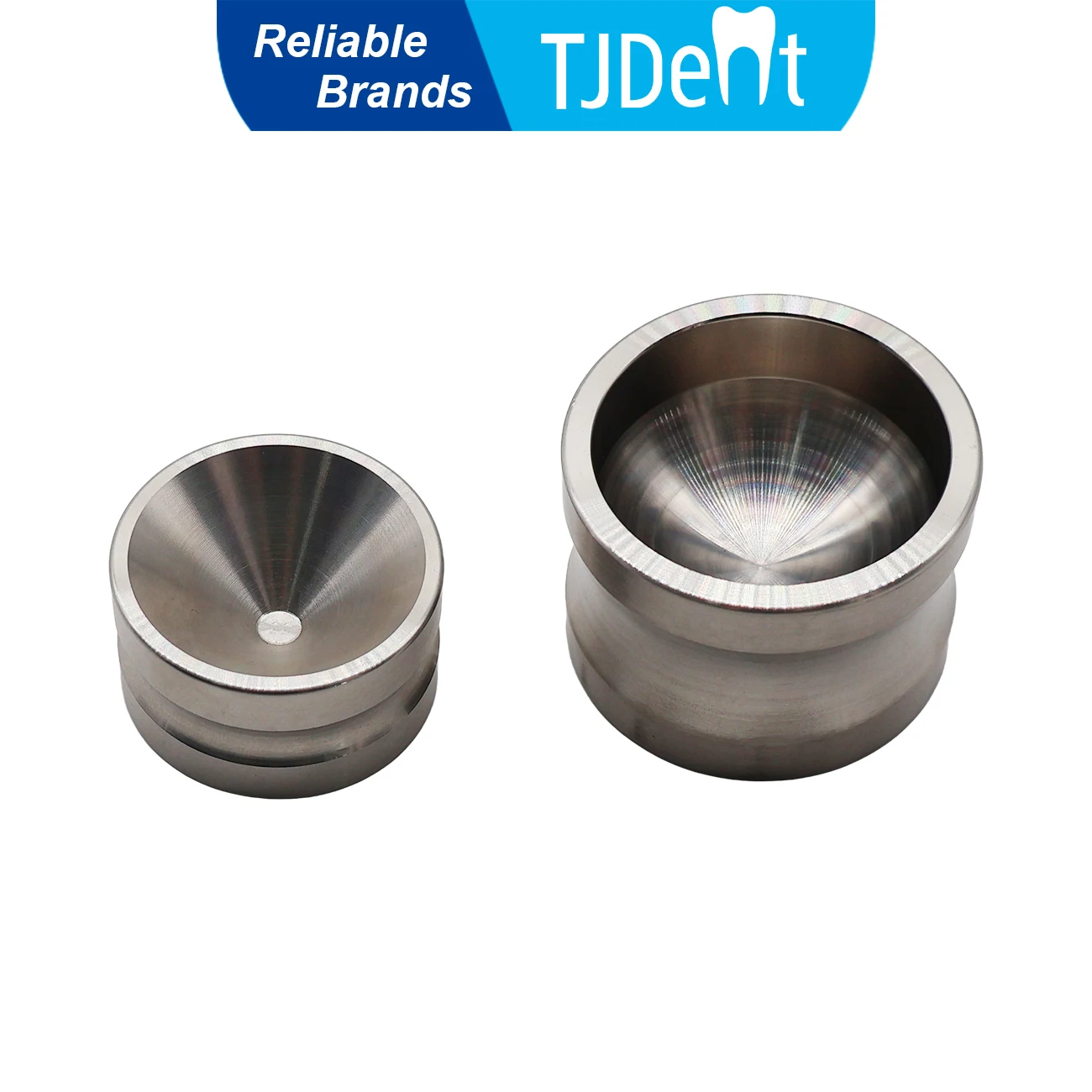 

TJDent 1pcs Stainless Steel Dental Bone Meal Mixing Bowl Powder Cup Dentistry Implant Instrument Dentist Lab Tools S/L Silver