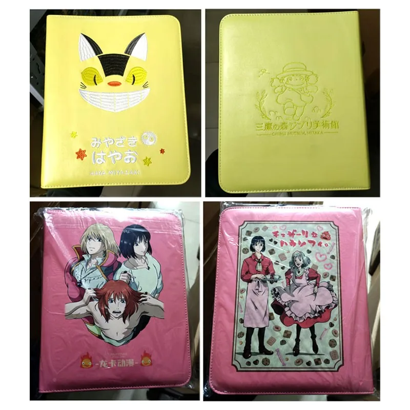 

New 3×3 Grid Binder Hayao Miyazaki Goddess Story Collection Card Book Beautiful Sexy Girl Album Binder Toy Kawaii Cartoon Gift