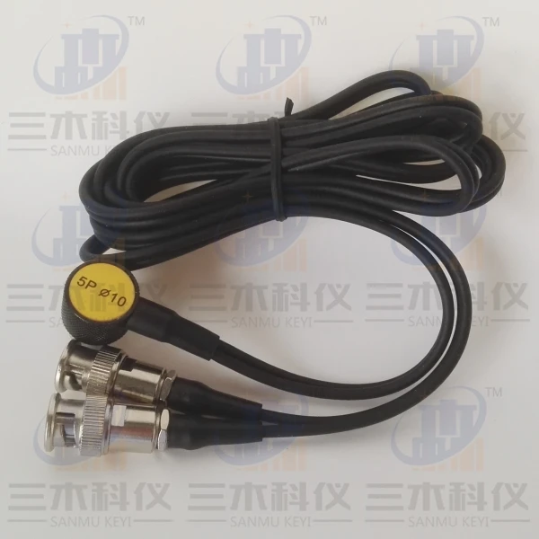 

Ultrasonic Twin-crystal Probe 5P Φ10 Twin-crystal Straight Probe (with Line) Ultrasonic Flaw Detection Sensor