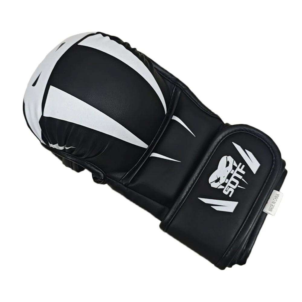 المهنية MMA قفازات الملاكمة بولي Leather الجلود MMA القتال فنون الدفاع عن النفس قفازات ملاكمة الكاراتيه الملاكمة التايلاندية قفازات التدريب الرجال #4