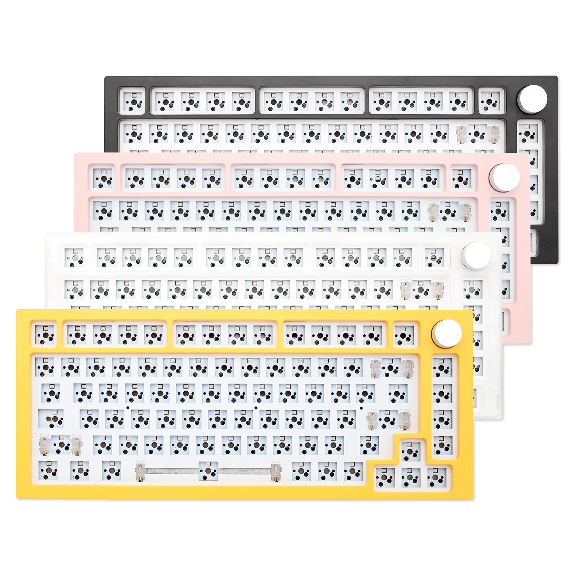 Imagem -02 - Nexttime 75 Kit Teclado Mecânico 75 Junta Pcb Troca com Botão Efeitos de Iluminação Rgb Tipo-c Próxima Vez 75