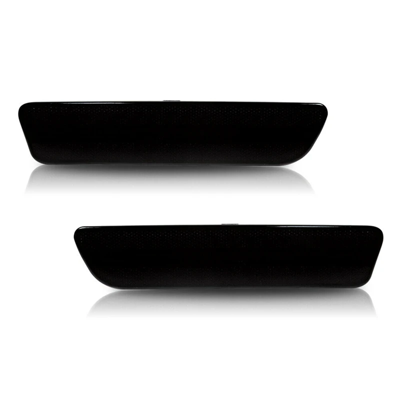 NEW-LED Smoked Rear Bumper Reflector Side Markers Turn Signal LED Light For 2005-09 Ford Mustang Car Styling