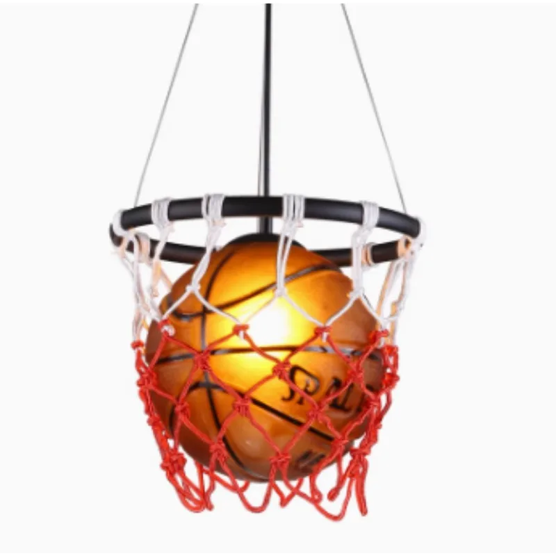 Vintage Creative Personality Restaurant Bar Gymnasium Sports Theme Art Decorative Basketball