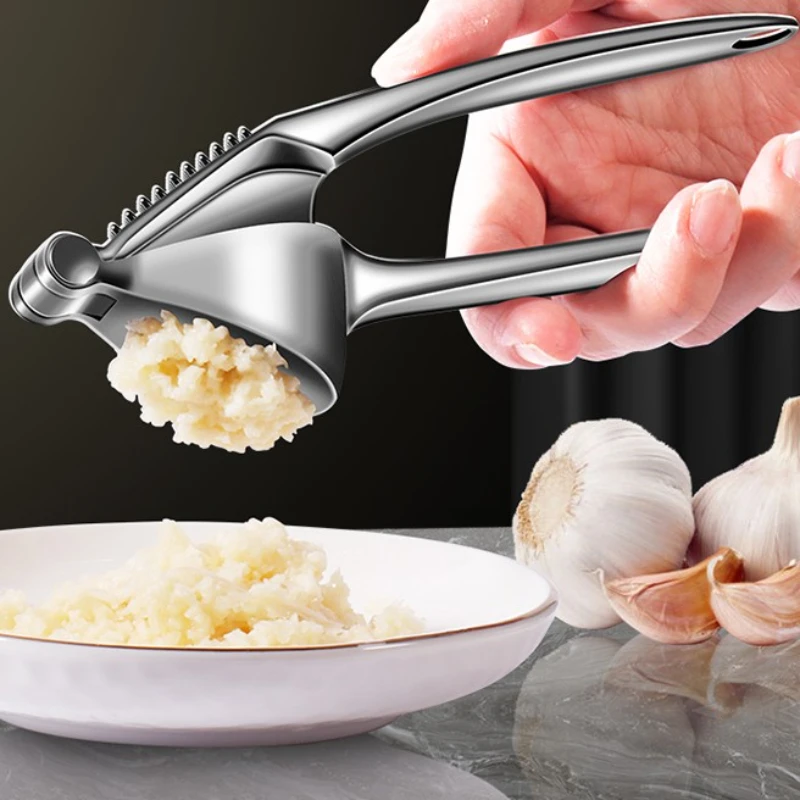 Kitchen Novel Kitchen Accessories Stainless Steel Manual Garlic Clay Artifact Household Garlic Mud Peeling GadgetToolsGadgetBar