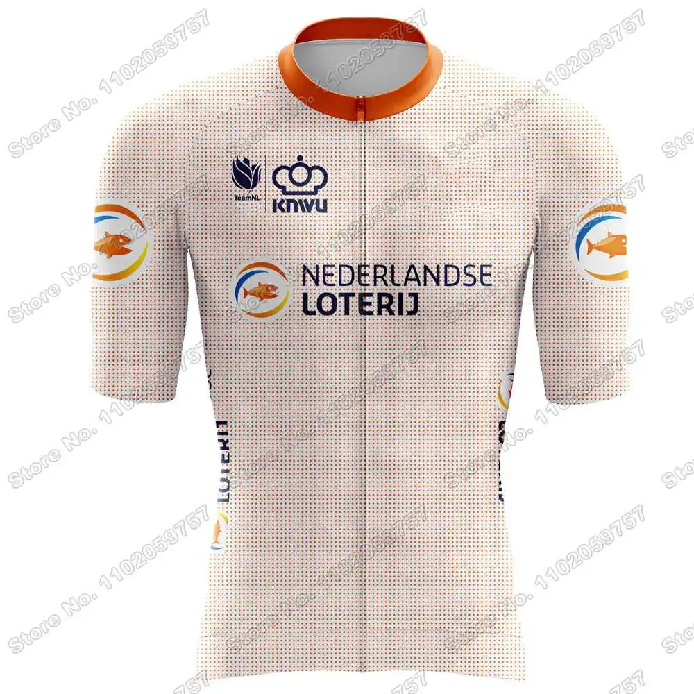 2023 Netherlands Cycling Jersey Set Dutch National Team Cycling Clothing Summer Road Bike Shirts Suit Bib Shorts MTB Sportswear