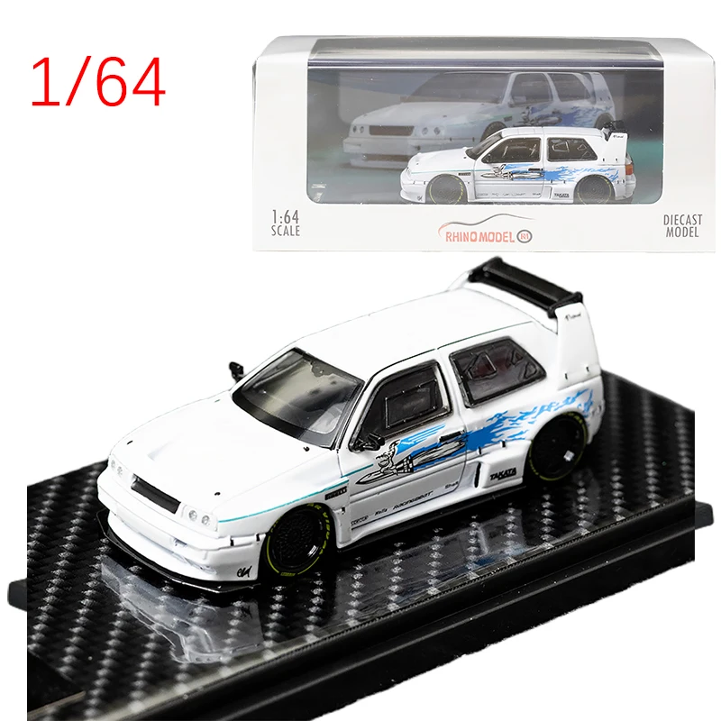 

Diecast Model Car 1:64 Rhino Model VW Golf Alloy Model Car Golf Toys for Boys Original Box