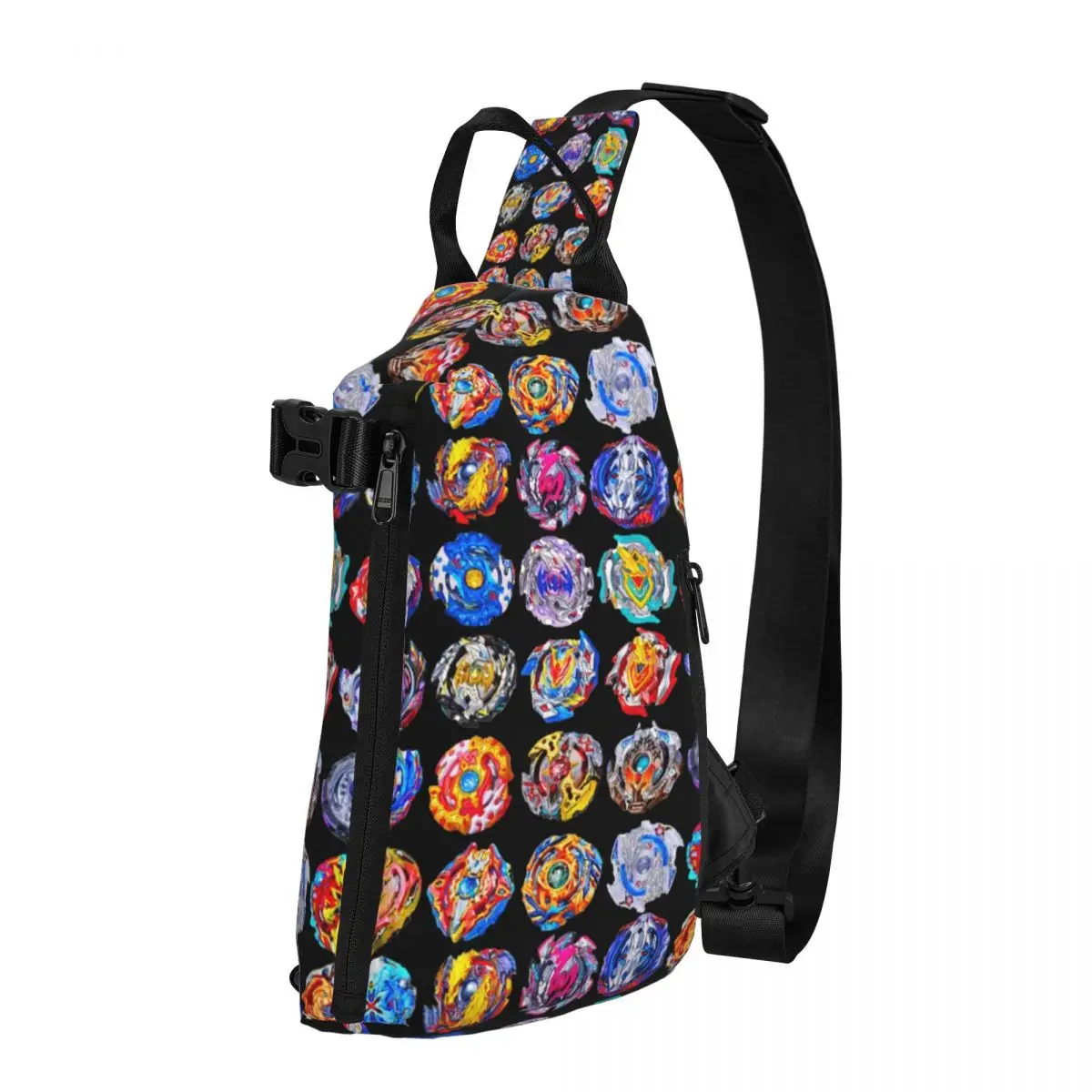 Beyblade Burst Chest Bag Men Sling Crossbody Backpack Chest Bag Traveling Hiking Daypack Shoulder Bag