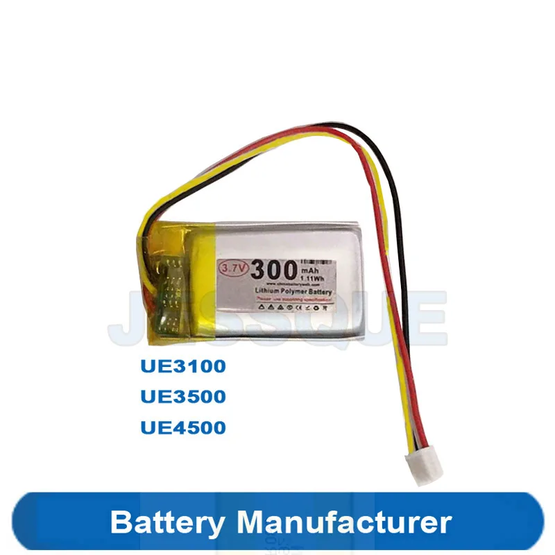 300mAh AHB521630 533-000069 Battery For LOGITECH UE3100 UE3500 UE4500 Headset Headphone