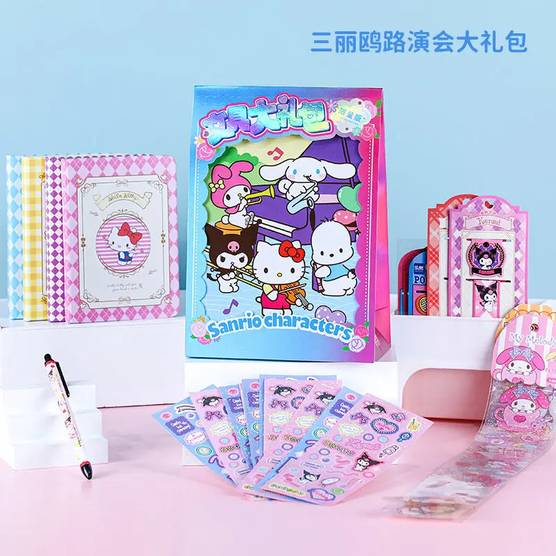 Sanrio Gift Bag Creative Primary School Stationery Set Gift Bag Girls High Value Birthday Gift 2025 New