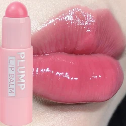 Lasting Pink Jelly Lip Balm Moisturize Waterproof Nourish Red Lipstick Non-Stick Cup Hydrating Colored Lip Tint Makeup Cosmetics