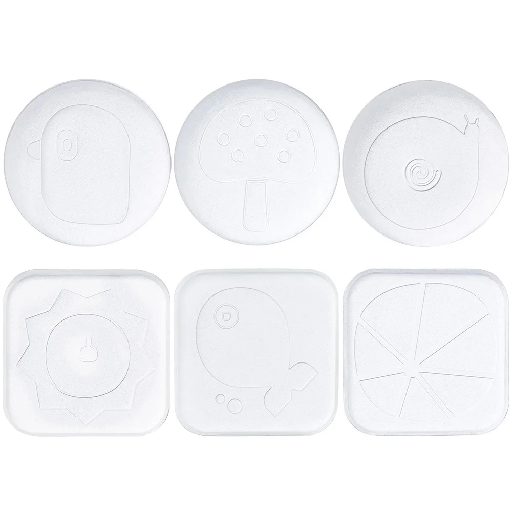 

6pcs Silica Gel Door Plug Crash Pad Wall Guard Bumper Protector Transparent Design Strong Adhesive Perfect for Walls Doors