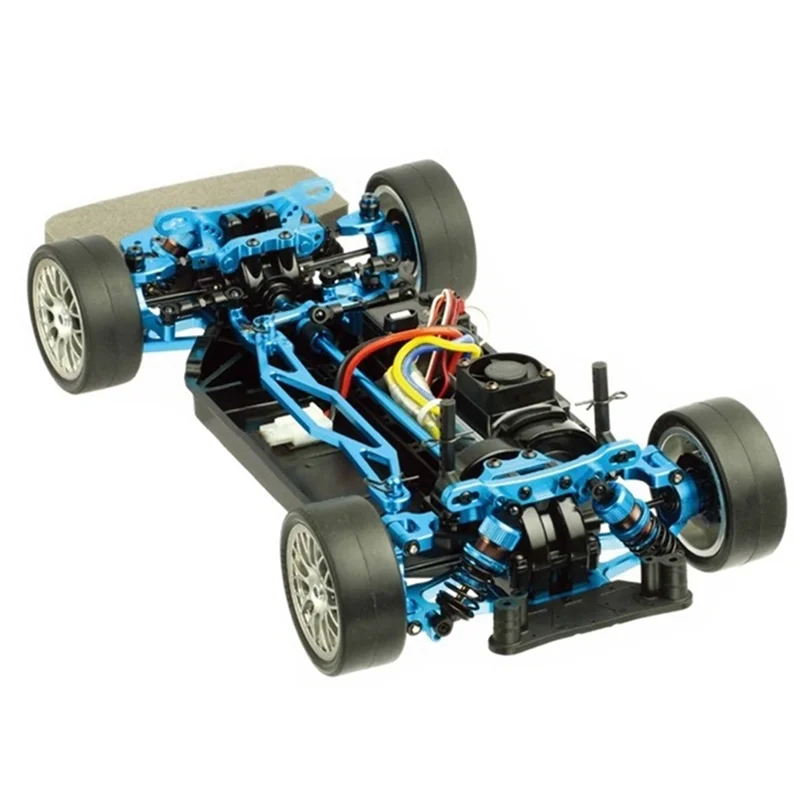 DELAM-2 Set Kit di accessori per la modifica del metallo Bracci di sospensione Knuckle dello sterzo per Tamiya TT02 TT-02 1/10 RC Auto Parti di aggiornamento