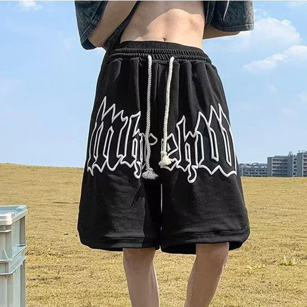 

Шорты-бермуды мужские, модные повседневные штаны для спортзала, баскетбола, не тянутся, обычные летние, для отпуска