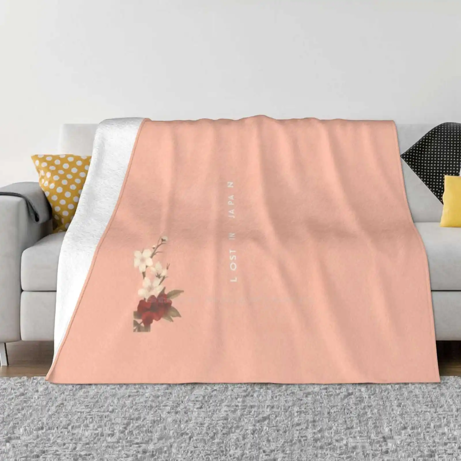 Shawn-Lost In Japan Creative Design Light Thin Soft Flannel Blanket Shawn Mendes Shawnmendes Lost In Japan