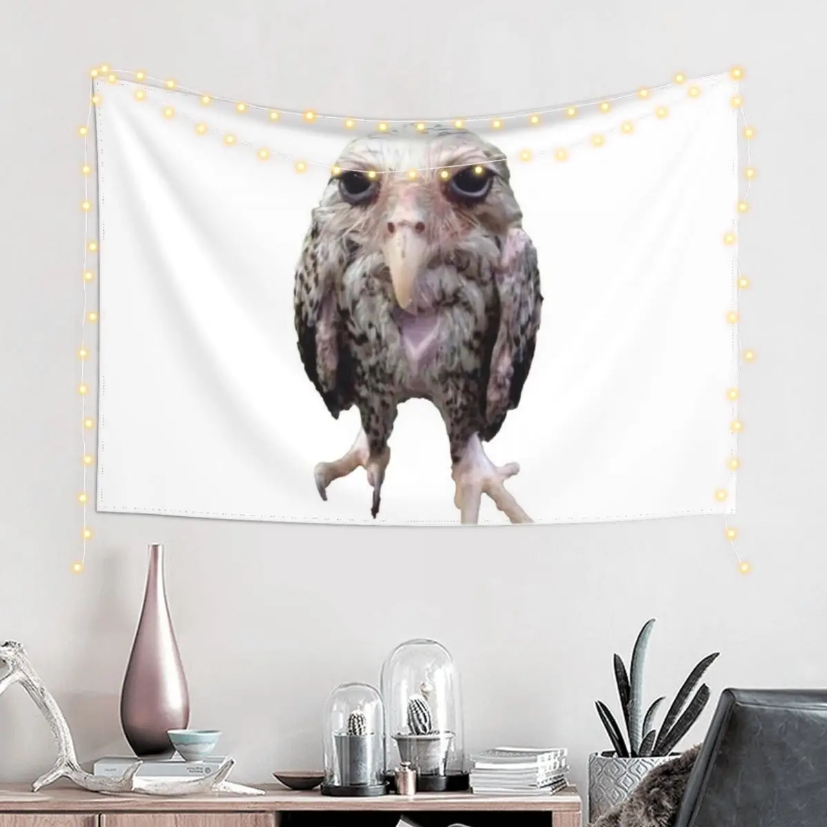 

Wet Owl Meme Tapestry Carpet On The Wall Room Decorations Hanging Wall Bedroom Deco Tapestry
