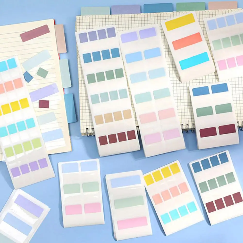 Sticky Note Board Rectangle Moniteur Buffet, Multicolore, Index, Carte, Guides, Portable, Ampa, Sync Ders, Message Board, 10Pcs, Sac