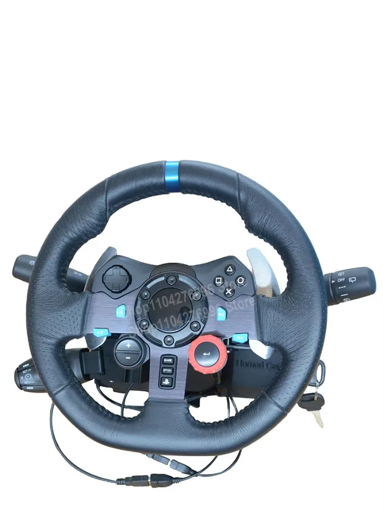 Symulator wyścigów kierownica kierunkowskaz wycieraczka automatyczne odbicie wyłącznik zapłonu w czasie jazdy dla Logitech G25 G29 G27 G920 — zdjęcie produktu 7