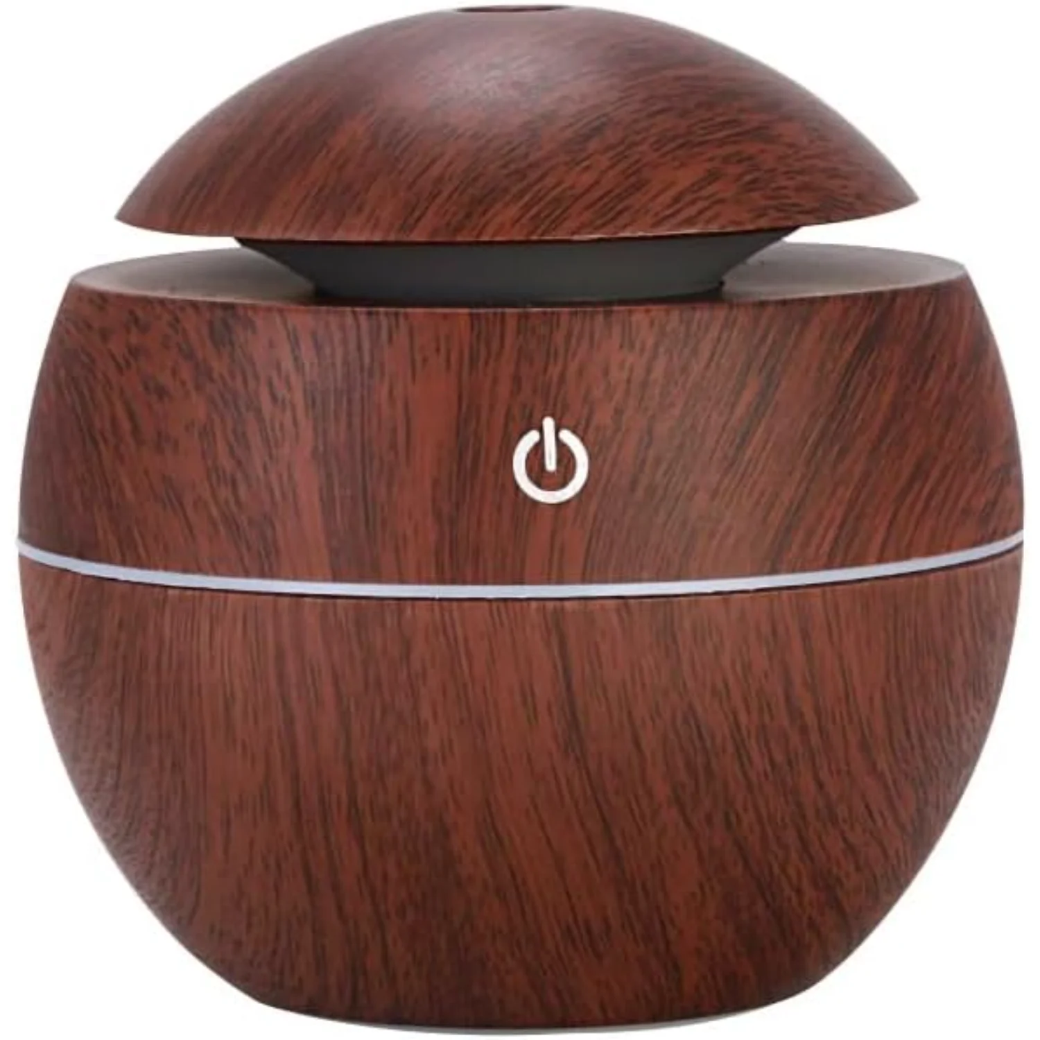 Mini humidificador ultrasónico personal de escritorio para aromaterapia con luz nocturna LED, oficina, dormitorio, dormitorio, portátil, alimentación USB