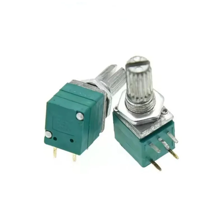 5pcs 5pin RV097NS single linked B5K B10K B20K B50K B100K B500K Turn Knurled Shaft Single Linear Rotary potentiometer
