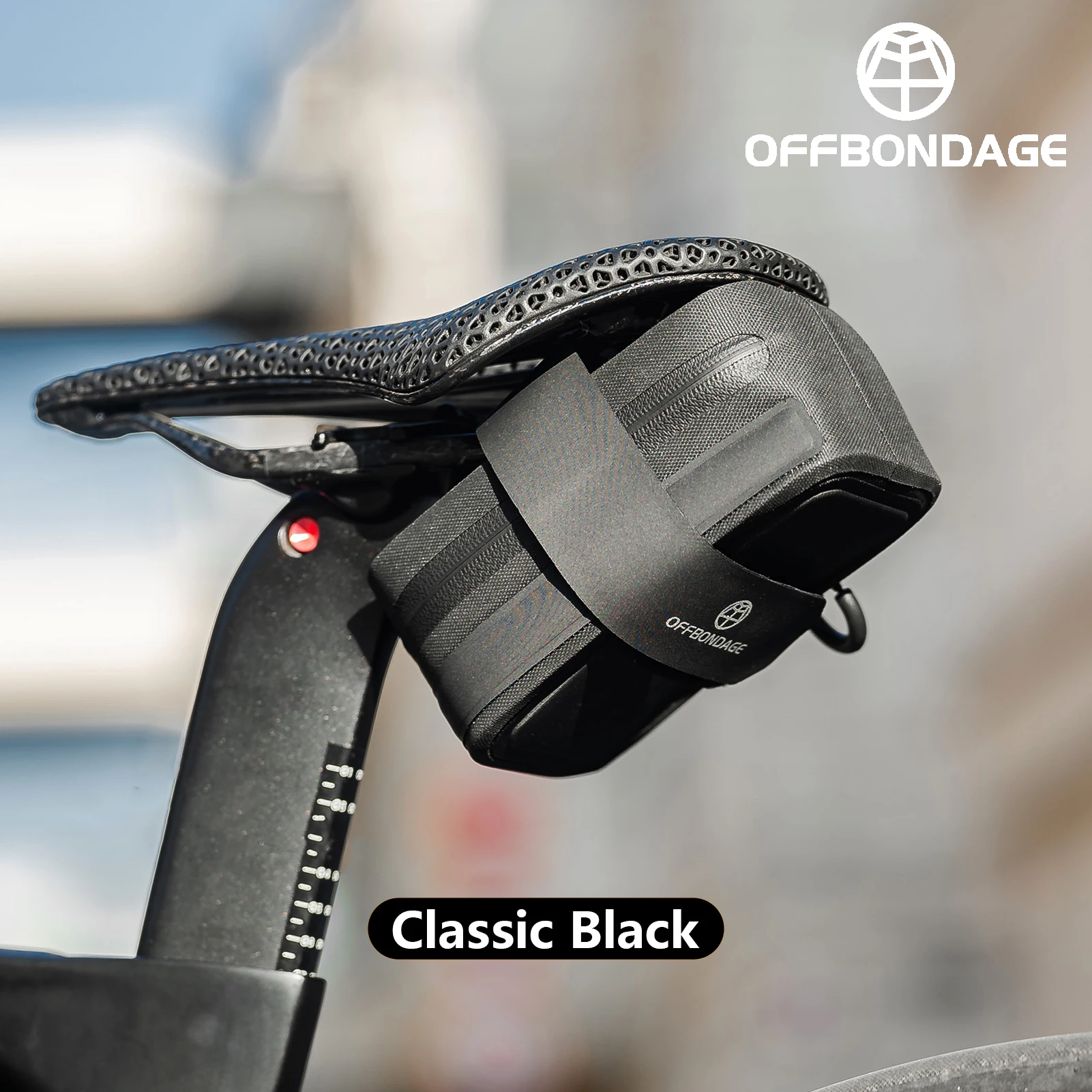 OFBONDAGE Mini-Fahrrad-Hecktasche, leicht, tragbar, Fahrrad-Aufbewahrungstasche, kleine Werkzeugtasche, Rennrad, modisch, schöne Fahrradtaschen
