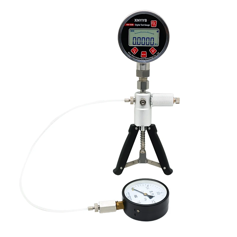 511 60Bar Precision Pressure Calibration Pump With Digital Test Gauge Set