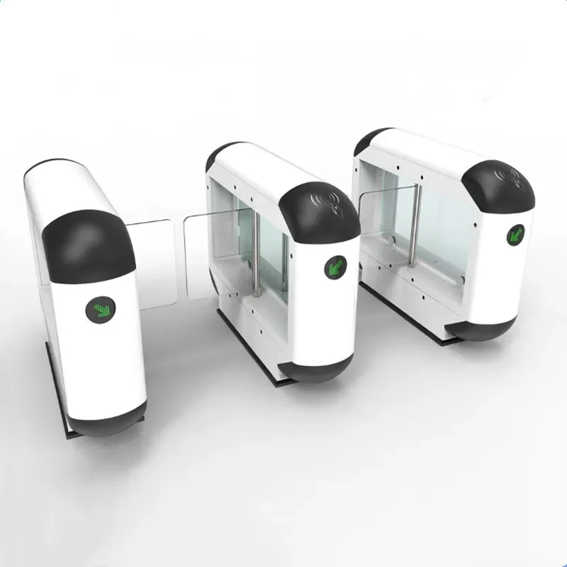 

Auto Flap Barrier Gate Turnstile New Model Biometric Swing Barrier Machine for Safe Pedestrian Entrance/Exit