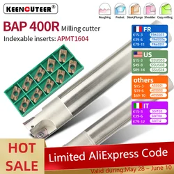BAP400R supporto per fresa fresa ad angolo retto fresa in metallo duro con barra di alesatura CNC è adatta per lama APMT1604