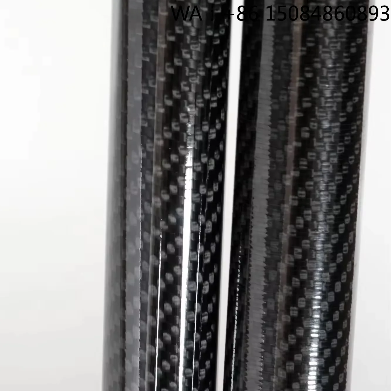 3K Twill Matte Carbon Fiber Buis, Lichtgewicht Hoge Sterkte, Op Maat Gemaakte Ronde Buis voor Model- en Sporttoepassingen