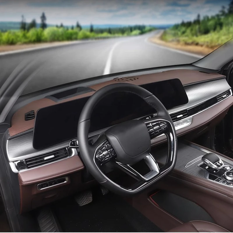 

Для Chery Tiggo 8 PRO 2022-2025 приборная панель темная накладка солнцезащитный козырек принадлежности украшения аксессуары для модификации интерьера