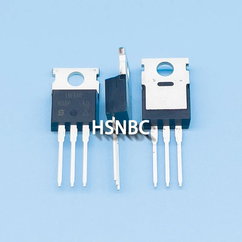 10Pcs/Lot IRF640 IRF640PBF TO-220 200V 18A MOSFET N-Channel Power Transistor 100% New Imported Original