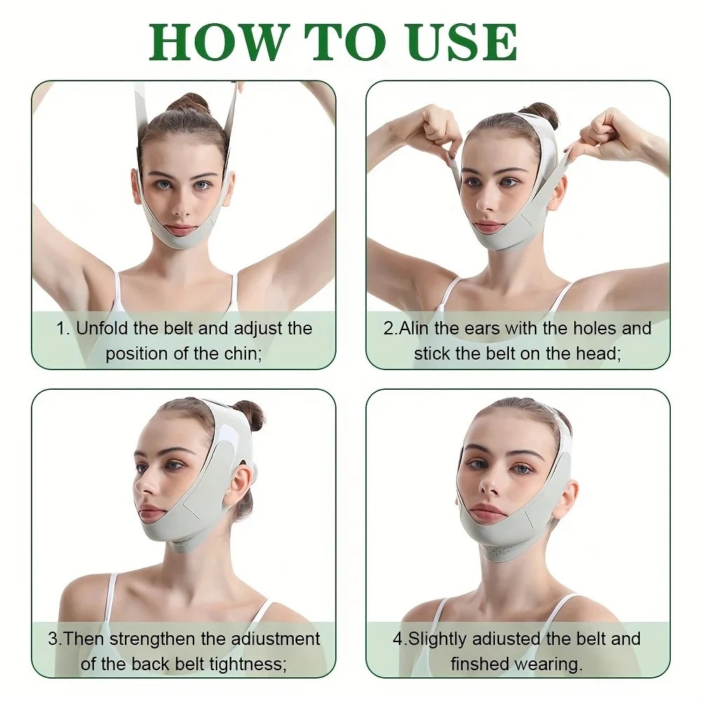 New V-Line Face Shaper Belt Anti Wrinkle Face Lift Mask For Women Chin Cheek Slimming Bandage Sleep Mask Face Beauty Tools