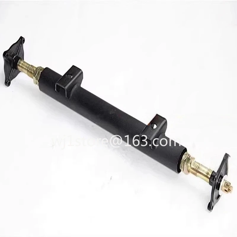 Modified two-wheel trailer accessories, self-made box trolley trailer, rear suspension rear axle beam, four-hole flange seat