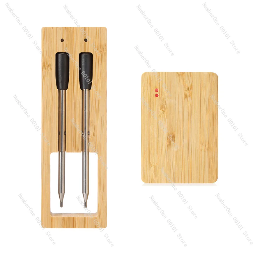 Bluetooth 5.2 dual probe oven thermometer with temperature sensor, range extender, food thermometer for bbq, smart home