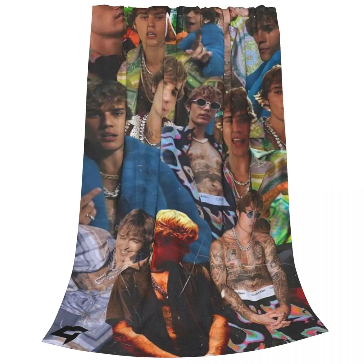 Justin Bieber Pop Canadian Singer Blanket Fleece Print Multifunction Ultra-Soft Throw Blankets for Sofa Office Bedspreads