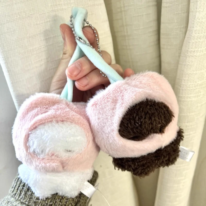 

Брелок-подвеска Remme Usagi No Nemuchan в форме вишни с двумя зайчиками, милый подарок для девушки, лучшей подруги