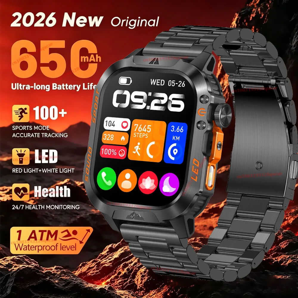 Nuevo Reloj Inteligente para Hombre y Mujer 2026, Regalo con Pantalla Táctil Completa HD de 2.01 Pulgadas, Reloj Deportivo, Fitness, Electrónico, Bluetooth, Llamadas, Smartwatch Hw12