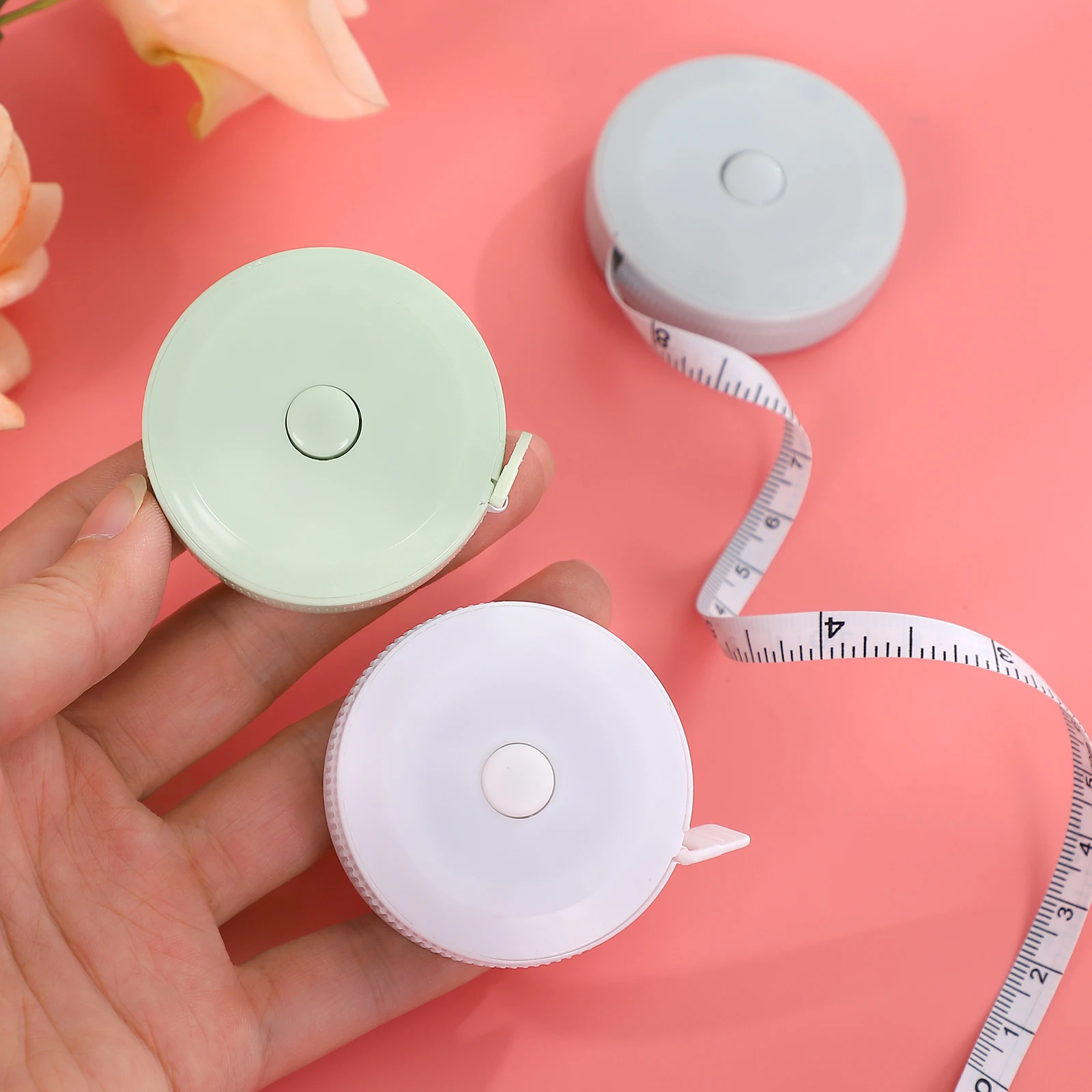 150cm Multifunction Mini Small Tape Measure Automatic Retraction Cute Student Measuring Tools Drawing Measuring Tape Stationery