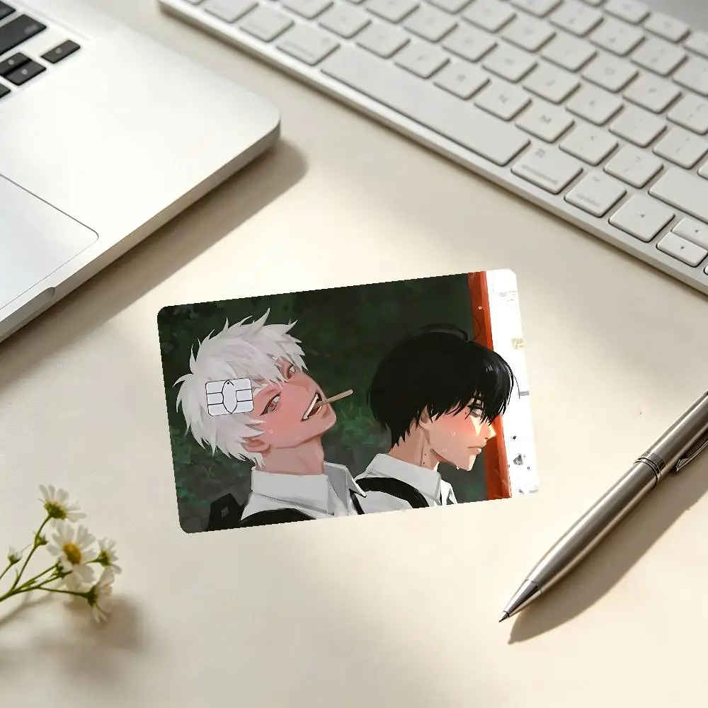 A-The Summer Hikaru Died-S Card Stickers Credit Card DIY Card Protector Stickers Waterproof Film Skin Cover