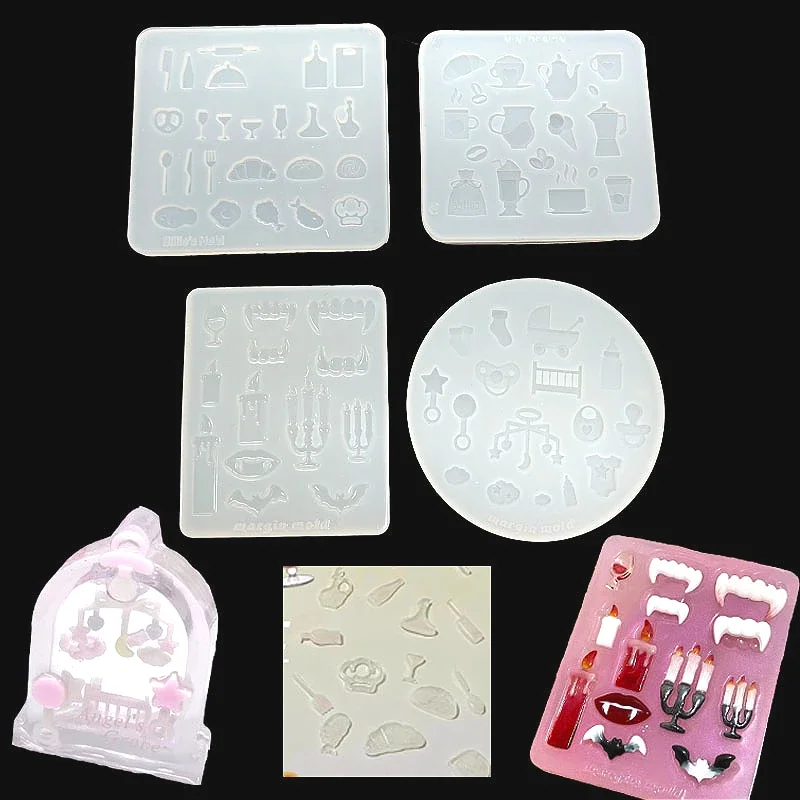 

DIY Candle Baby Crib Bell Resin Mold Jewelry Accessories Jewelry Mold