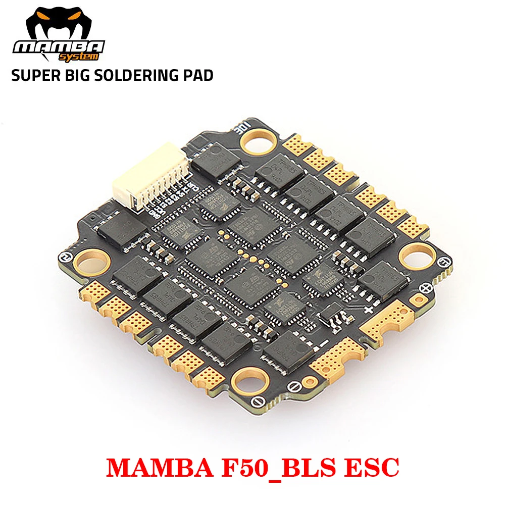 DIATONE MAMBA F40 MK2 / F50_BLS BLHeli_S CH40 4in1 ESC Dshot 300-600 Installation 30.5mm/M3 4-6S For RC FPV Racing Drone