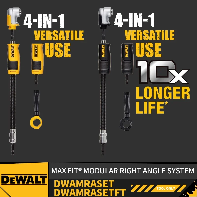 DEWALT DWAMRASET MAX FIT® Modular Right Angle System DWAMRASETFT FLEXTORQ® Modular Right Angle System Power Tool Accessories