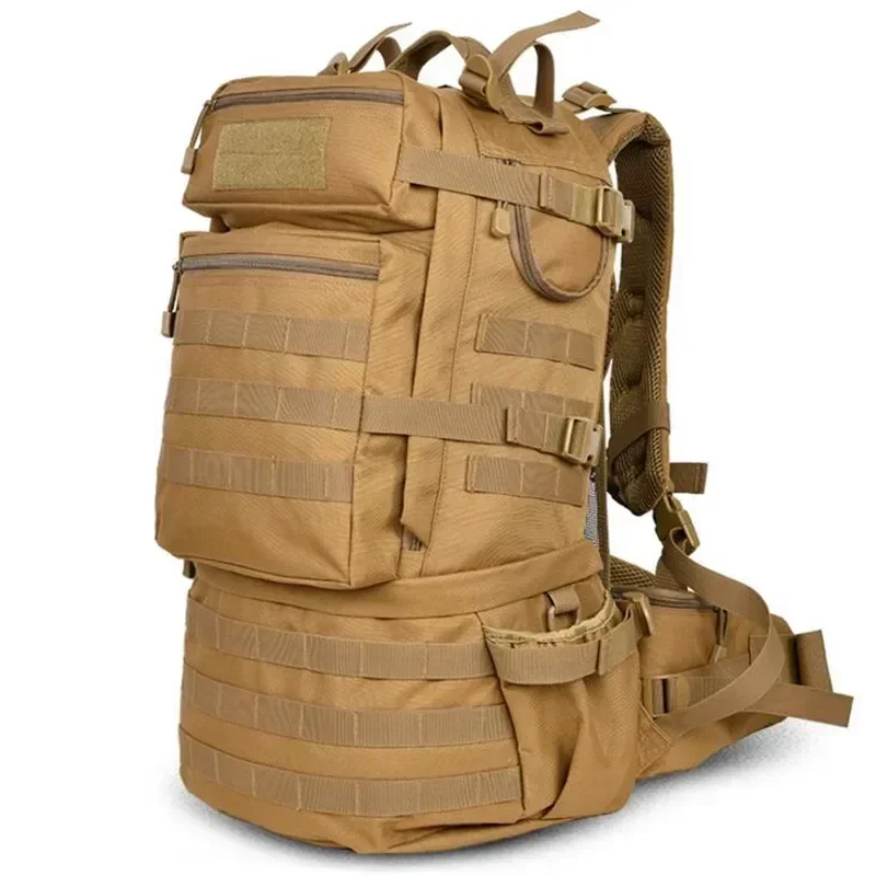 

Hot Outdoor Backpack 50l Camping Hiking Backpack Tactical Bag Man Tactical Hunting Bag Camouflage Backpack Man Trekking