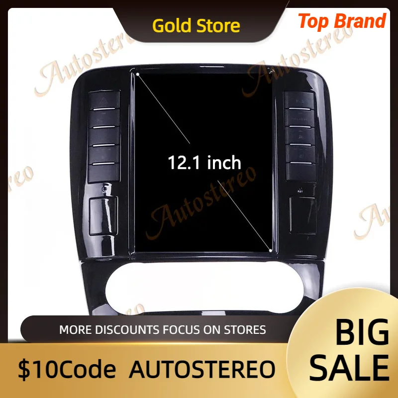 Tesla Style Android 11 8+128 Car GPS Navigation For Mercedes Benz R280 R300 R320 R350 R450 Multimedia Player Headunit Radio Tape