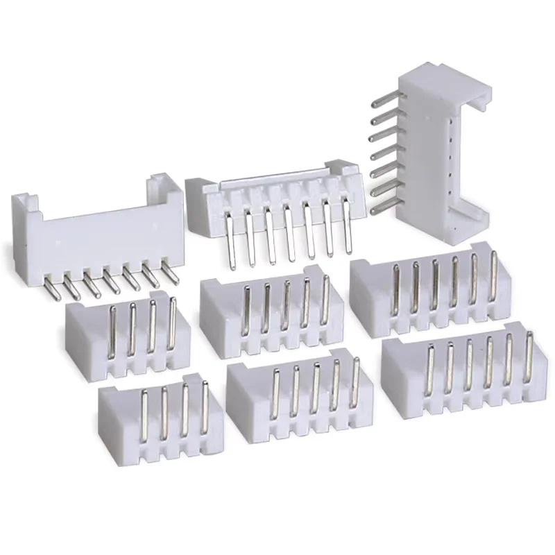 20 Sets/Lot Hy2.0mm Pitch Connector with Lock PCB Single Row Socket Pin Seat Wiring Terminal 2P 3 4 5 6 7 8 9 10P