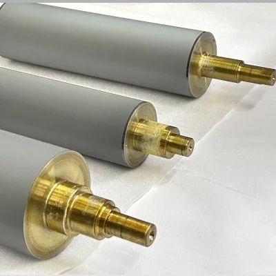 Anilox Coating Roller for Laminator, Embossed Rubber‑Covered Carbon‑Steel Roller Conveyor Transport Cylinder