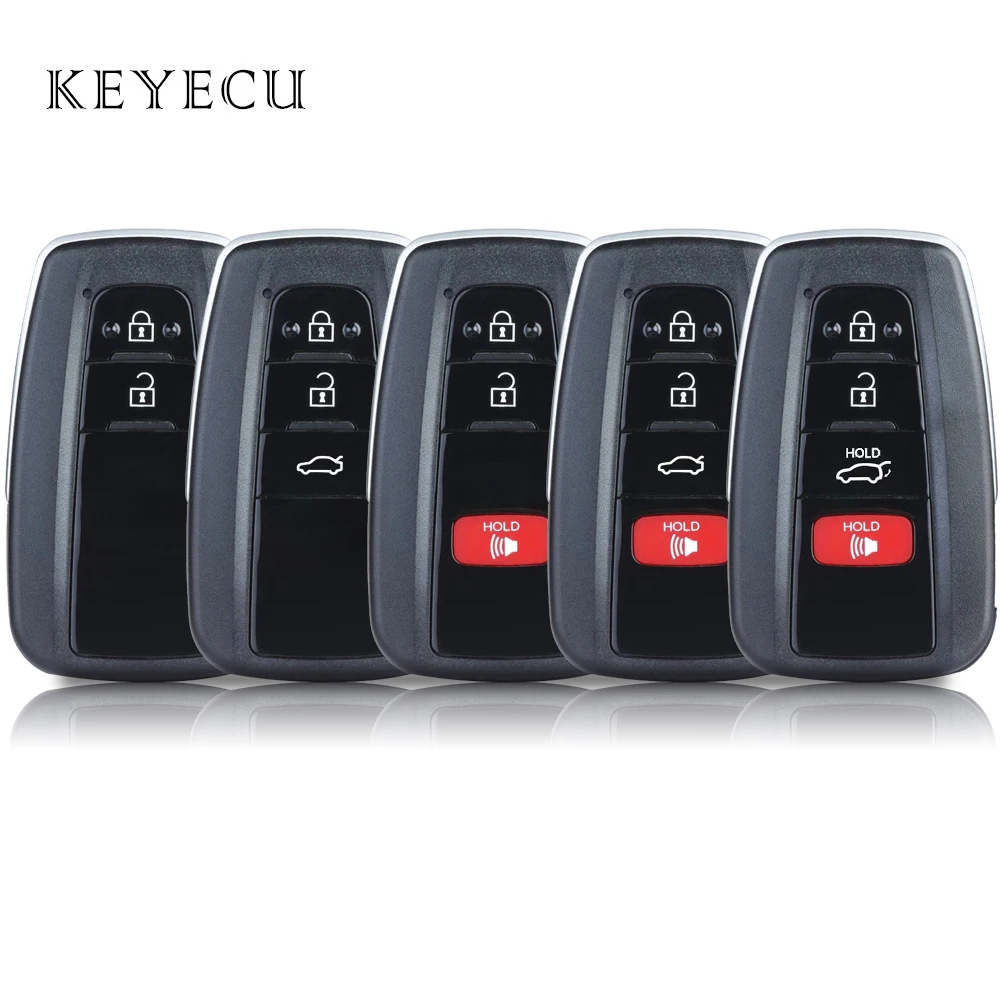 Keyecu For Toyota Prius 2016 2017 2018 2019 2020 2021 Smart Remote Car Key Fob 314.3MHz 2 / 3 / 4 Buttons HYQ14FBC 231451-0351