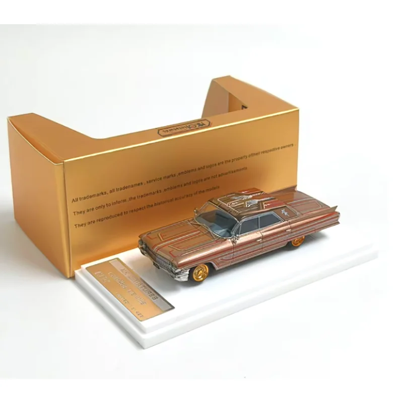 MK Diecast 1/64 Scale 1962 America Deville Alloy Car Model Ornament Collectible Toy Decoration