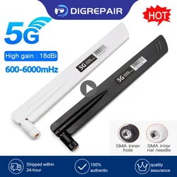 18dBi Full-band WiFi Antenna 3G4G 5G SMA Male Antenna Amplifier WLAN Router Signal Booster For Wireless Network Card Wifi Router