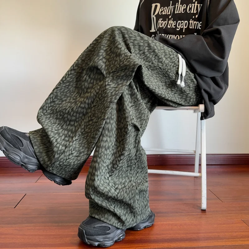 

Молодежная одежда, весенняя мужская одежда, мужские спортивные штаны, комбинезоны Y2K, рабочие брюки для мужчин, мешковатые брюки для отдыха, вельветовая мода